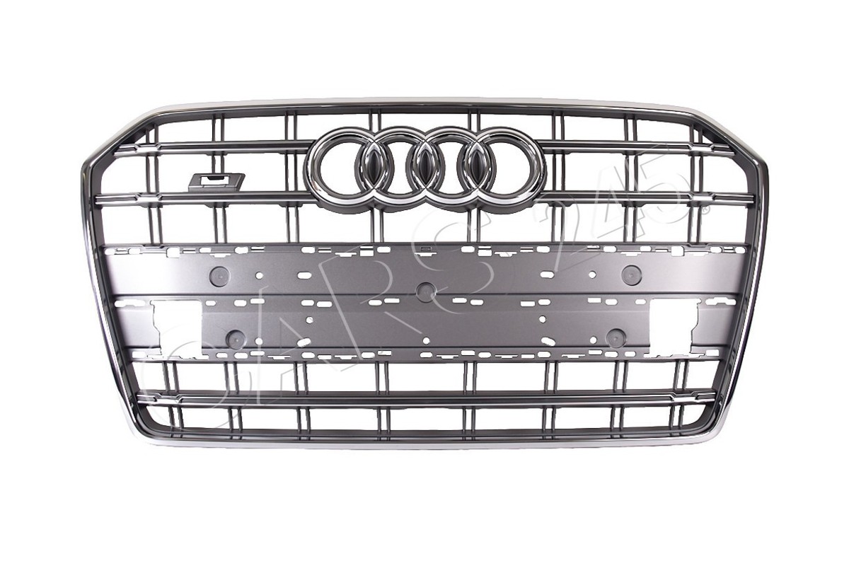 Genuine AUDI A6 Avant S6 quattro Radiator Grille Platinum Grey