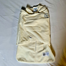 Halo Sleep Sack Swaddle Newborn Birth to 3 mos Cream Zipper  Hook  Loop