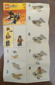 LEGO 2542 Adventurer Plane (Complete)