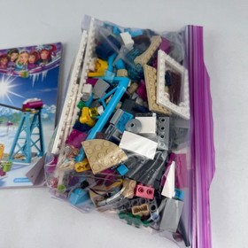 LEGO FRIENDS 41324 Snow Resort Ski Lift 100% Complete NO BOX