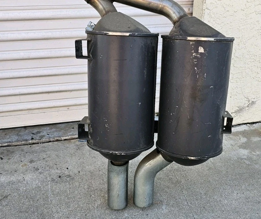 BMW E39 M5 2000 2003 poco kilometraje despegue completo gato escape trasero silenciador resonador  Foto 3 de 4