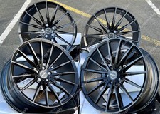 Alloy Wheels 18" Torque Vauxhall Adam Astra Astravan Calibra Corsa 5x110 Black