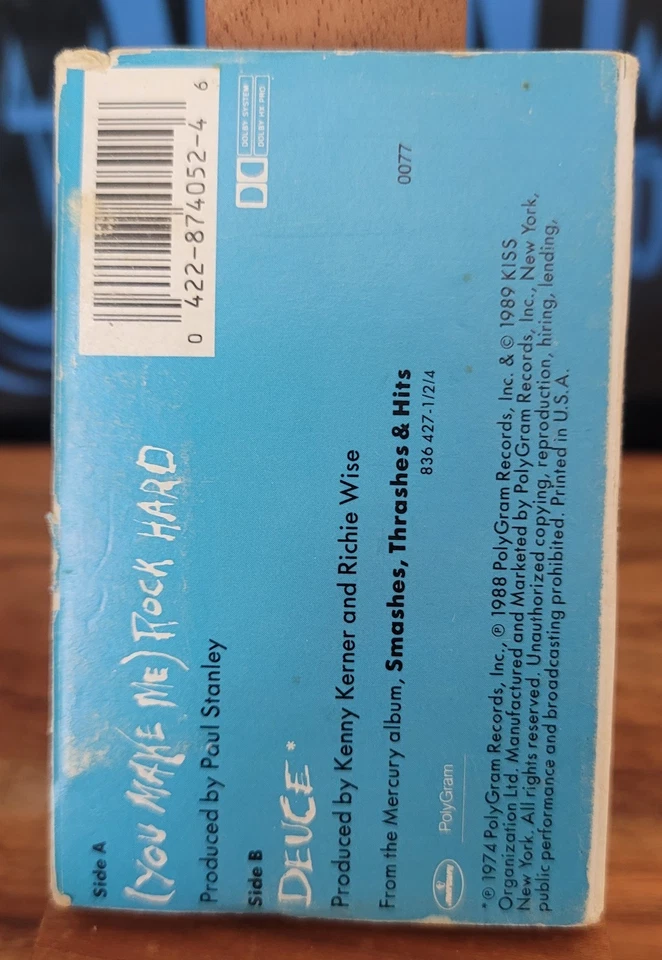 KISS - You Made Me Rock Hard/Deuce ▪︎ Cassette Single ▪︎ (1988) Foto 3 de 4