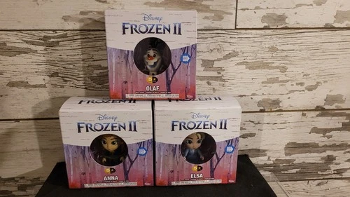 Funko 5 Star Disney: Frozen 2 Set of (3) - Anna, Elsa & Olaf - New in Box Lot