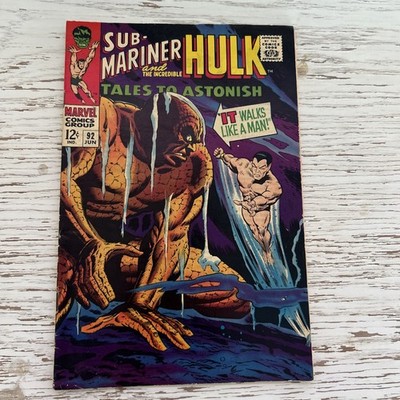 TALES TO ASTONISH Sub-Mariner The Incredible Hulk June #92*View detailed images