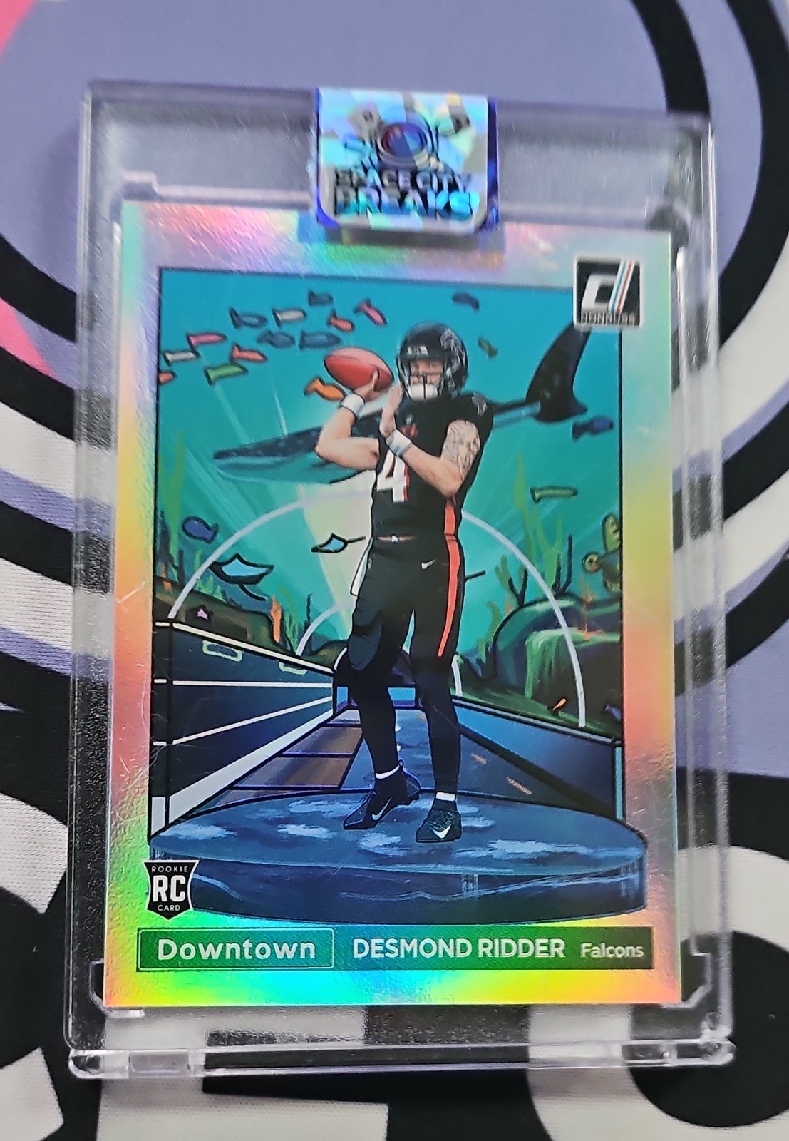 2022 Panini Donruss - Downtown! Desmond Ridder #DT-DR (RC)