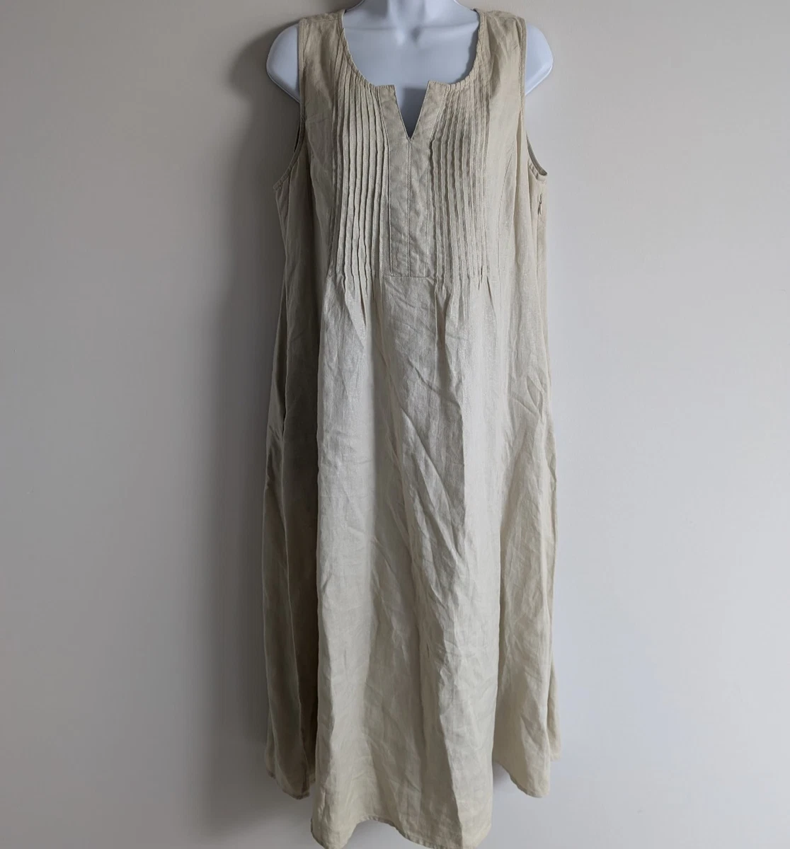 knee length dresses for ladies Evening linen dress Malvin  BalticLinen