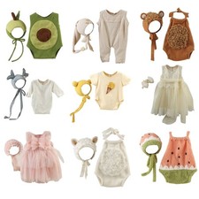 Lovely Headwear Photo Outfit Set Baby Photo Costume Infant Photography Clothing