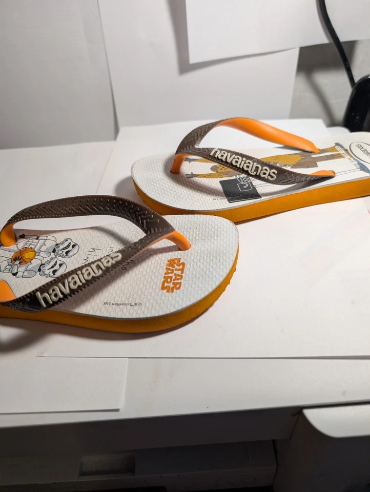 Chanclas Havaianas Niños, Star Wars Chewbacca Tallas 3/4Y - Naranja Begonia Foto 2 de 4