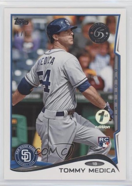 2014 Topps 1/1 Tommy Medica #278 Rookie RC e6p