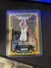 2023-24 Panini Prizm Klay Thompson 109 Gold Prizm 610 Stephen Curry Card