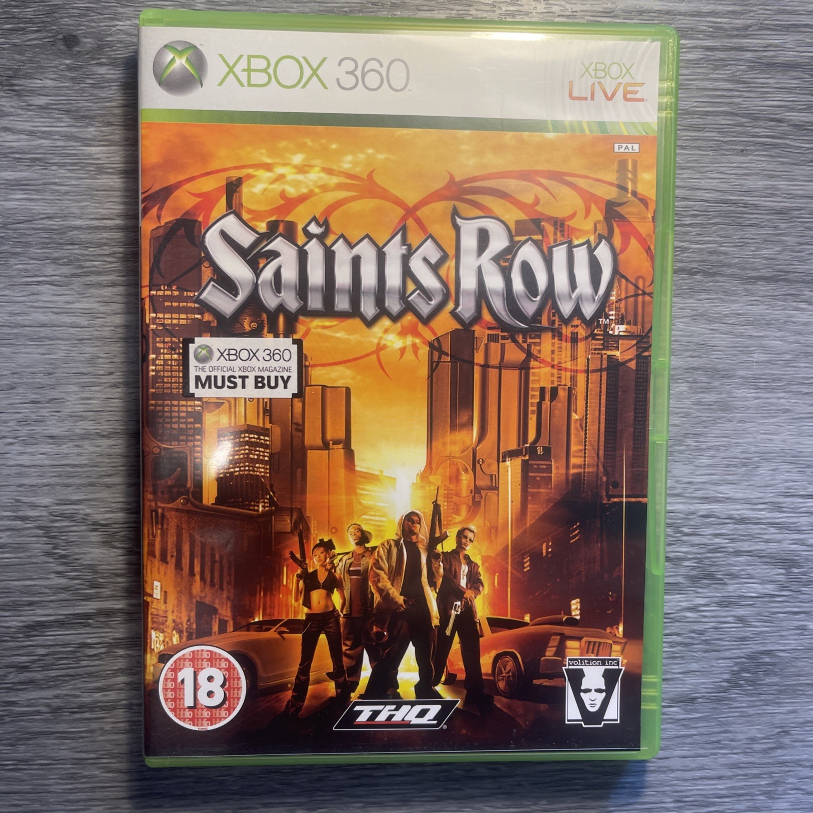 Saints Row Microsoft Xbox 360 Game With Manual