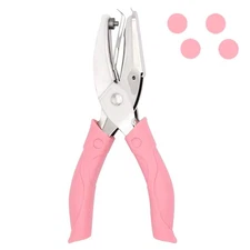 1/8 Inch Small Mini Hole Punch with Soft-Handled for Tags