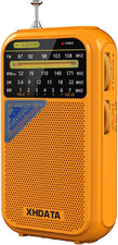 D221 NOAA Weather Radio Portable AM FM Shortwave Radio Receiver, 2 AA Battery Op