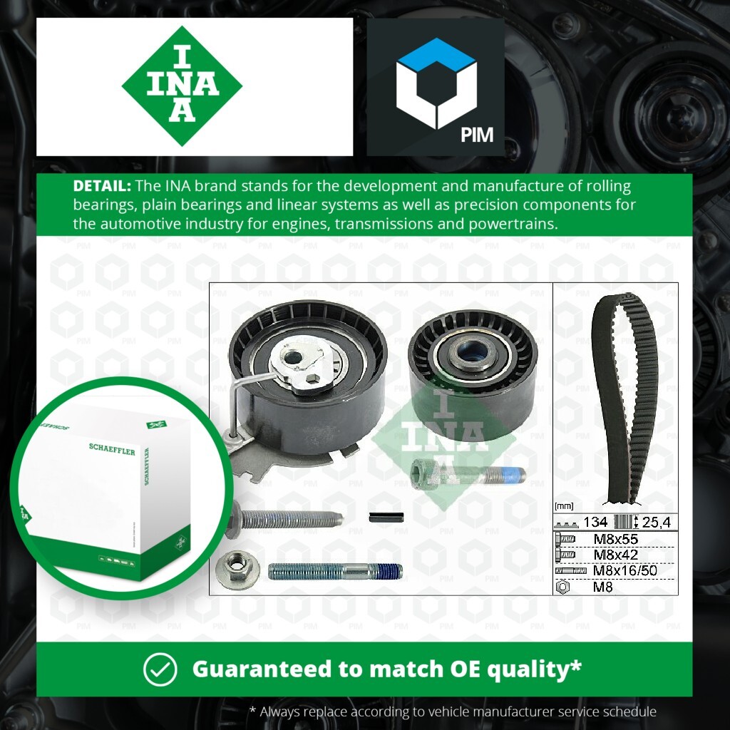 INA 530037910 Timing Belt Kit for sale online | eBay