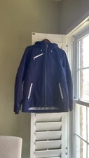 Women’s Decente Ski Snowboard Jacket Navy Size 12 Waterproof Shell