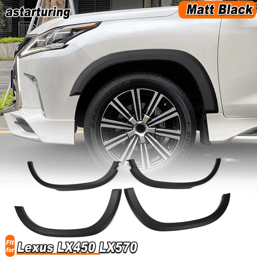 For Lexus LX450 LX570 2007-19 Side Wheel Eyebrow Arch Fender Flares Molding Trim - Picture 1 of 12