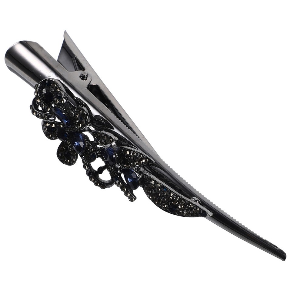 4pcs Women Hair Clip Large Hair Clip Metal Rhinestone Hair Clip