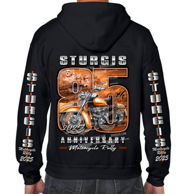 2025 Sturgis Motorcycle Rally 85th Scene Limited Edition Zip-up