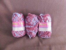3 - Pink, Raspberry Lavender Hilo Para Tejer 50g 95 Acrylic 5 Nylon Knitting