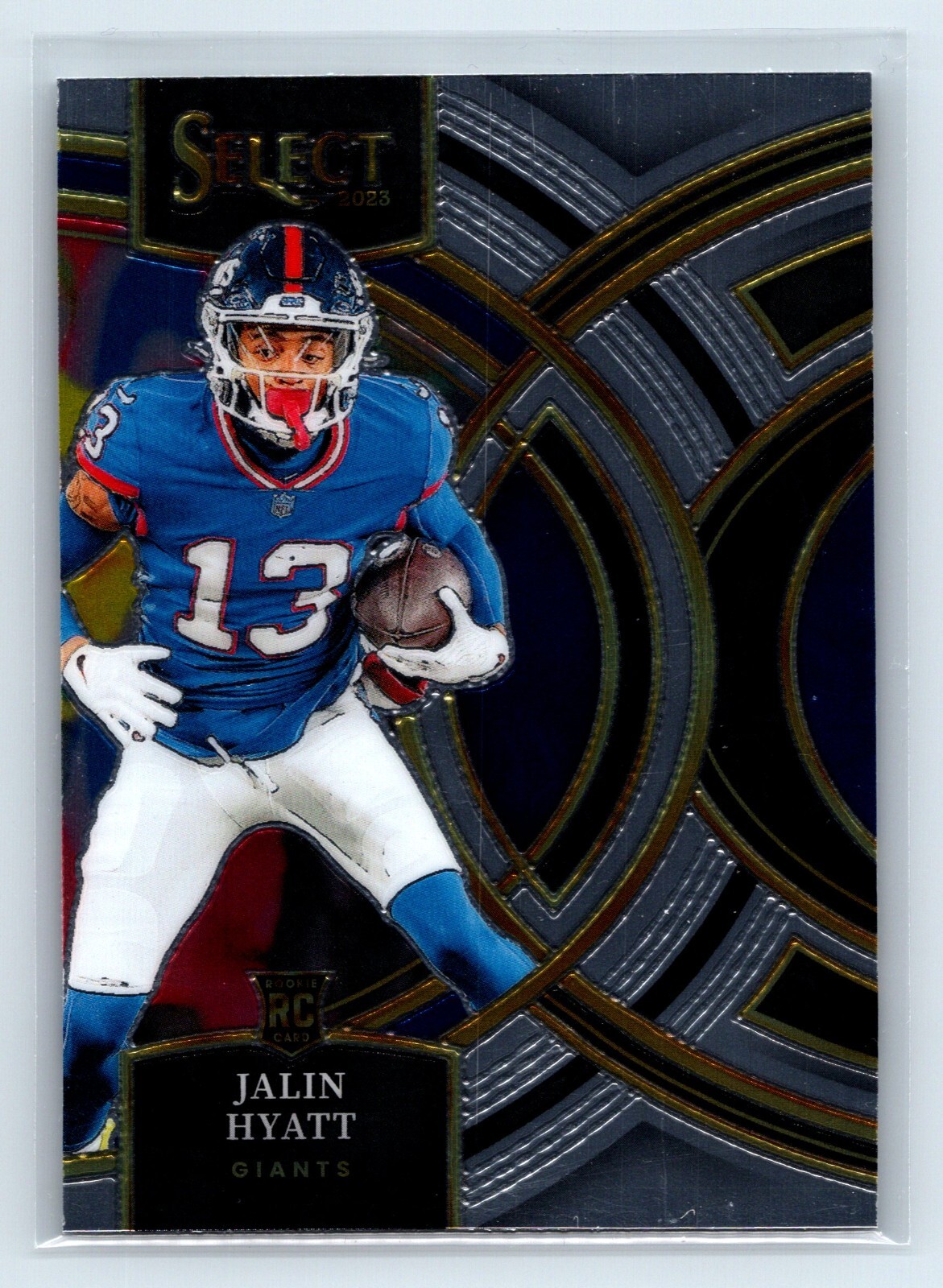2023 Panini Select Premier Level #173 Jalin Hyatt RC New York Giants