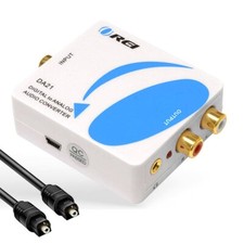 Coxial/Optical Digital To Analog Audio Converter Over RCA DA21 
