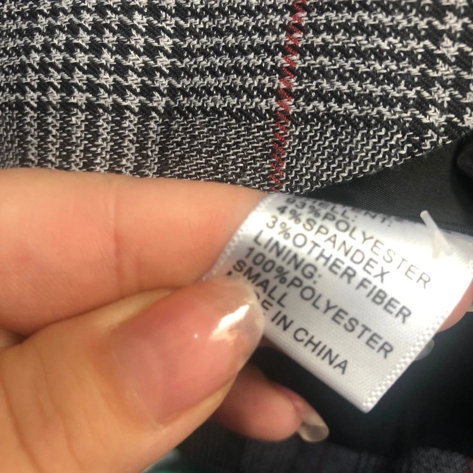 BLAZER EDEN SOCIETY PREPPY CUADROS MUJER TALLA PEQUEÑA Foto 4 de 4