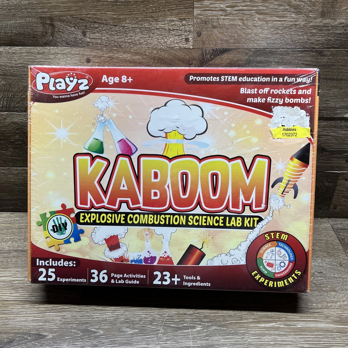 Playz Kaboom Explosive Combustion Science Lab Kit 25 STEM