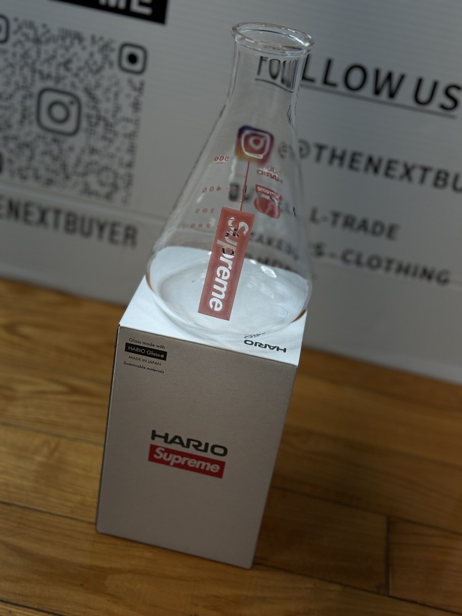 Supreme x Hario Erlenmeyer Flask FW24 SHIPS SAME BUSINESS DAY Supreme x Hario Erlenmeyer Flask FW24 SHIPS SAME BUSINESS DAY