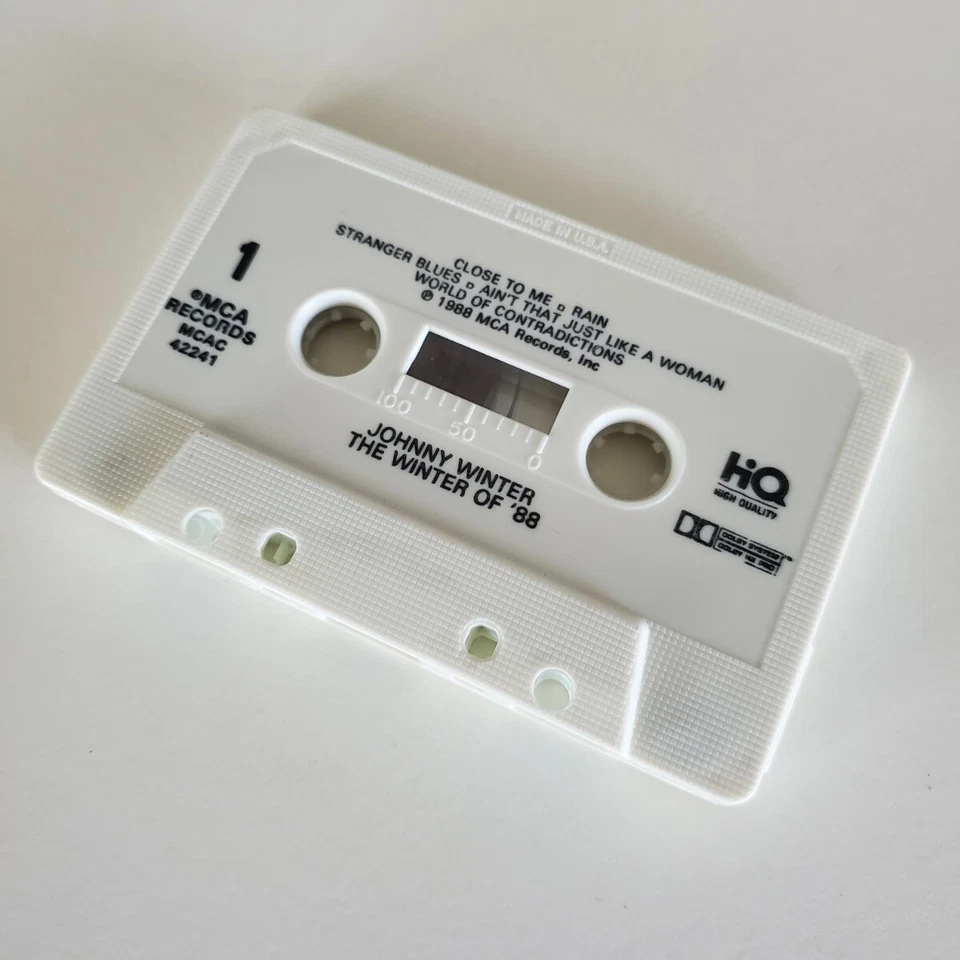 Johnny Winter - Cassette - The Winter of '88 - Image 2 of 3