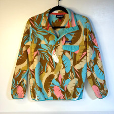 Patagonia Feather Dance Synchilla Pullover Women's Sz Small Snap-T Fleece Jacket
