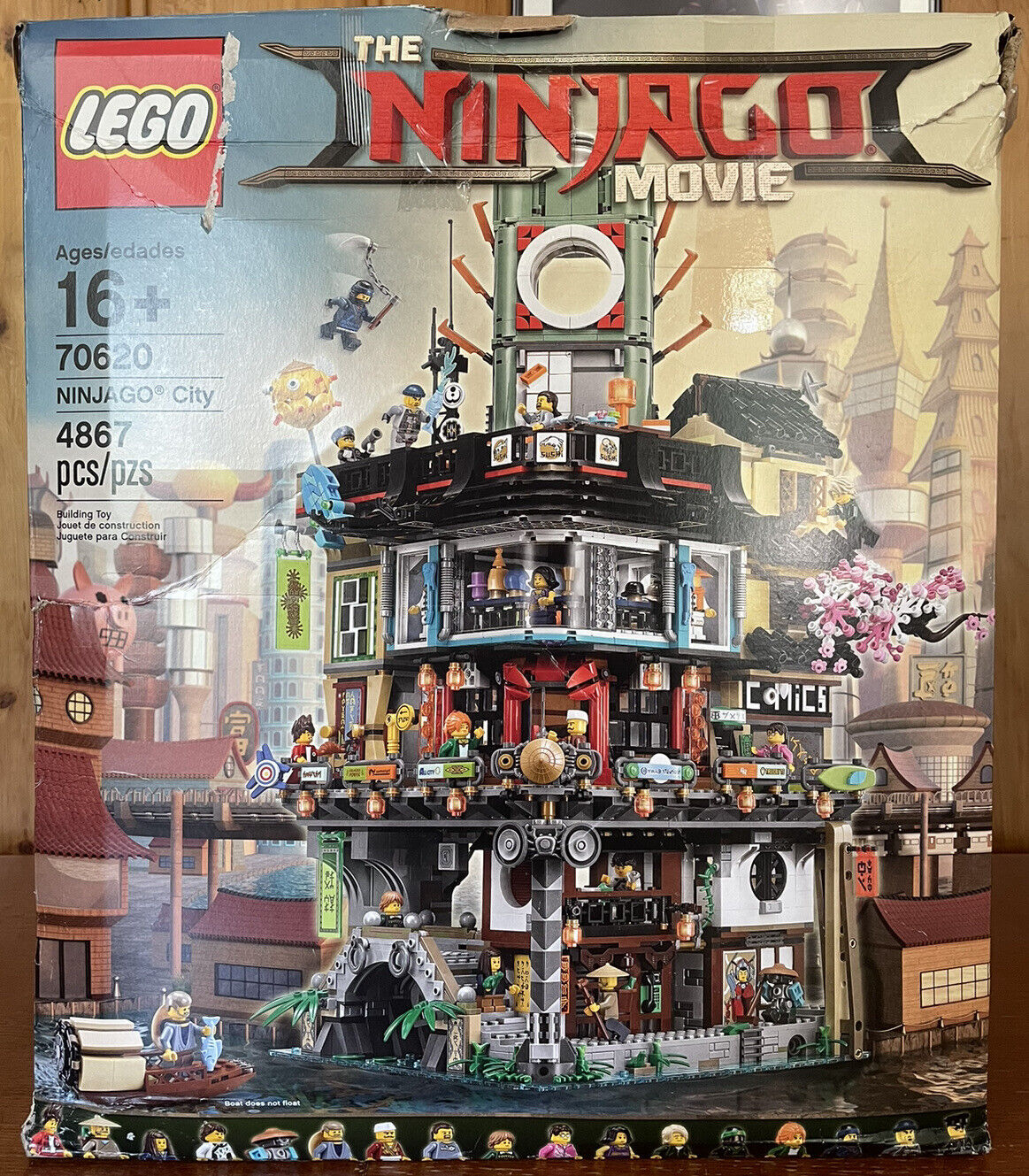 R Reorganisere Sikker LEGO The Ninjago Movie 70620 NINJAGO City 4867 Pcs 100% Complete Set  673419248440 | eBay