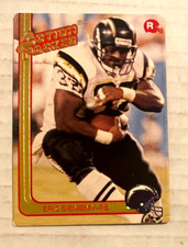 1991 Action Packed Rookie Update Eric Bieniemy #32 Chargers NFL Card NM. rookie card picture