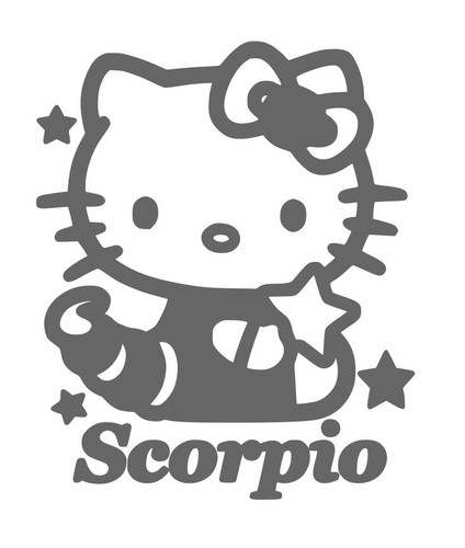 Hello Kitty,Zodiacs,Aries,Leo,Virgo,Libra,Pisces,Scorpio,and more,Vinyl Decals - Picture 76 of 121