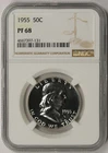 1955 Franklin Half Dollar 50C Proof PF 68 NGC
