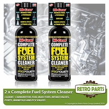 2x Complete Fuel System Cleaner For Vauxhall Throttle Valve Carbs Injector