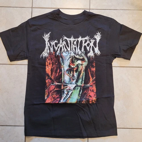 Incantation - Onward To Golgotha Short Sleeve Cotton Black All Size Shirt - Picture 1 of 3