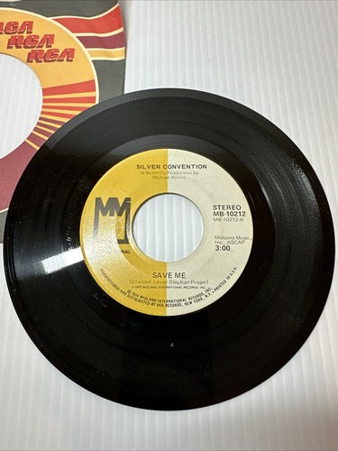 Silvester Levay Silver Convention 45 Record Save Me Again / Save Me Midland - Picture 2 of 3
