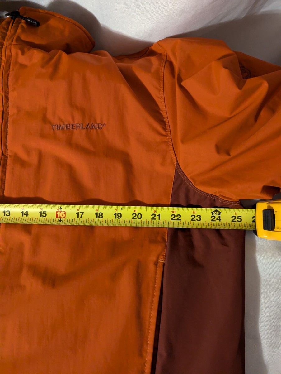 Men's Timberland Orange Jacket Weathergear Size L/G Large L