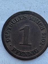 Kleinmünze 1 Pfennig 1902 E Deutsches Kaiserreich 1889-1916 großer Adler