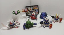 SD Gundam Full Color set #36 lot of 7 - 1.25" 2002 Bandai gashapon figure