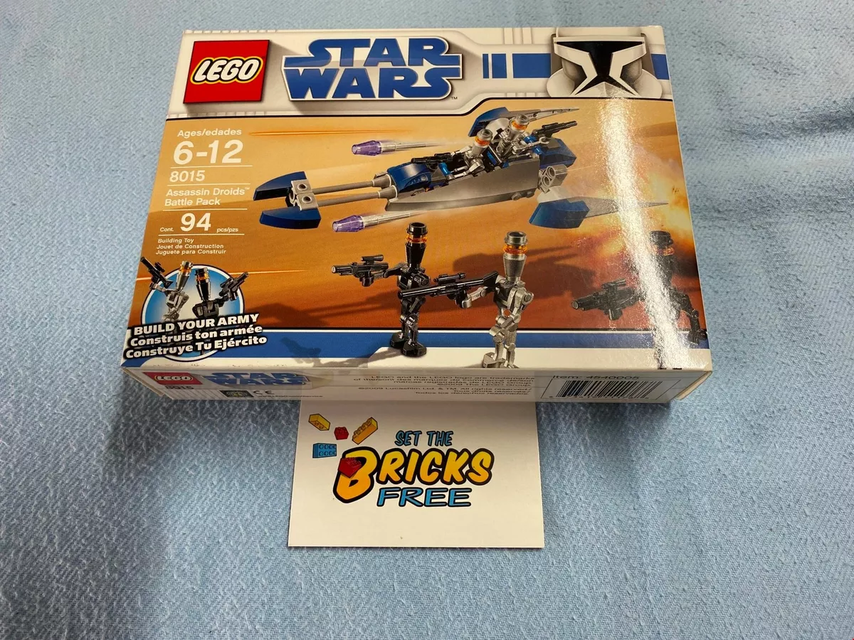 Lego Star Wars 8015 Assassin Droids Battle Pack New Sealed Retired