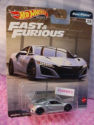 2020 Hot Wheels '17 Acura NSX Fast & Furious Full Force 2/5 Real Riders New