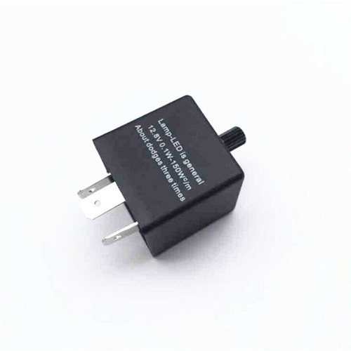 3 Pin Adjustable Electronic LED Flasher Relay for Car Turn Signal Blinker Light - Picture 8 of 9