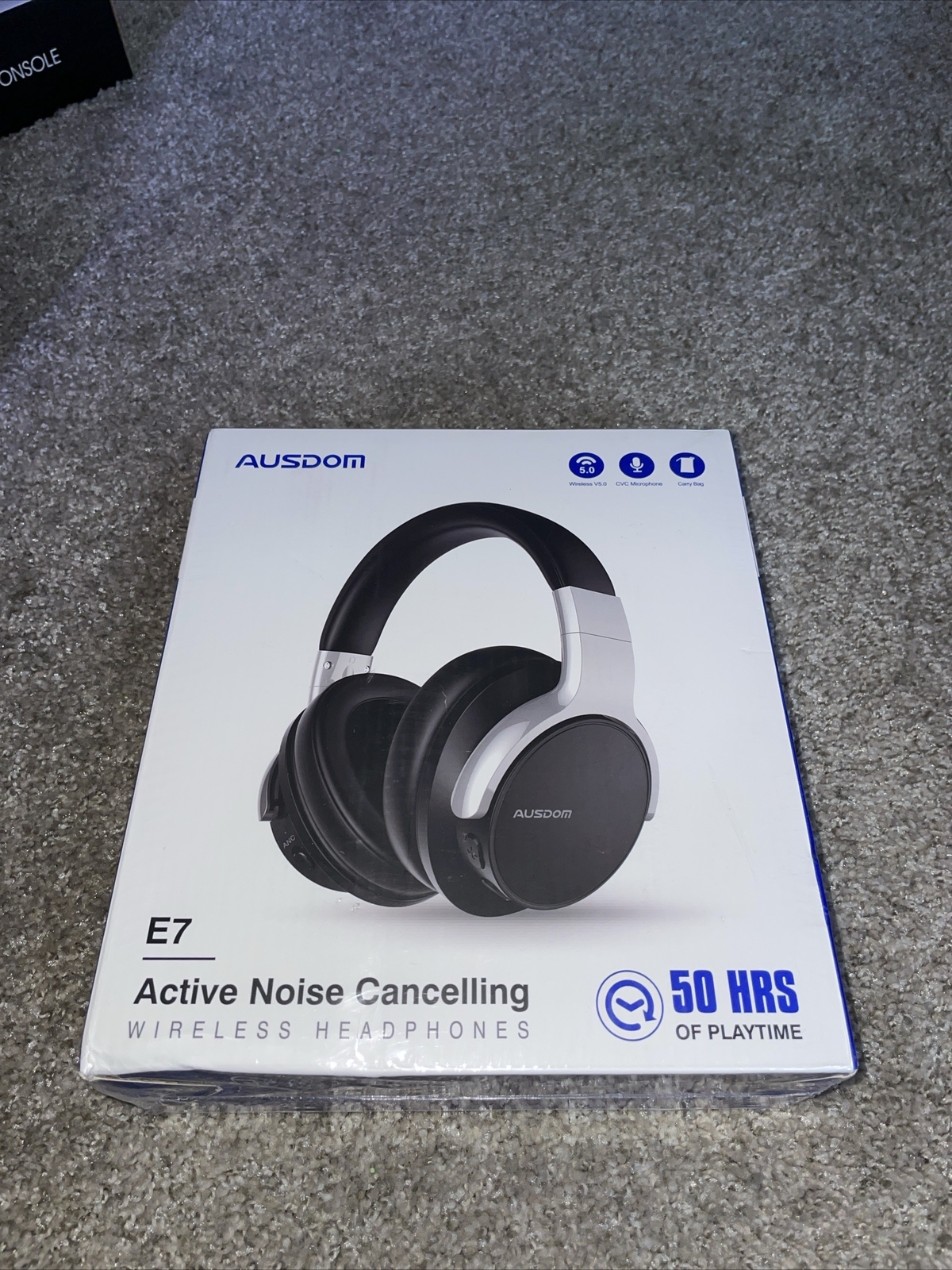 AUSDOM E7 Wireless ANC Headphones Bluetooth 5.0 Over-Ear Comfort-image