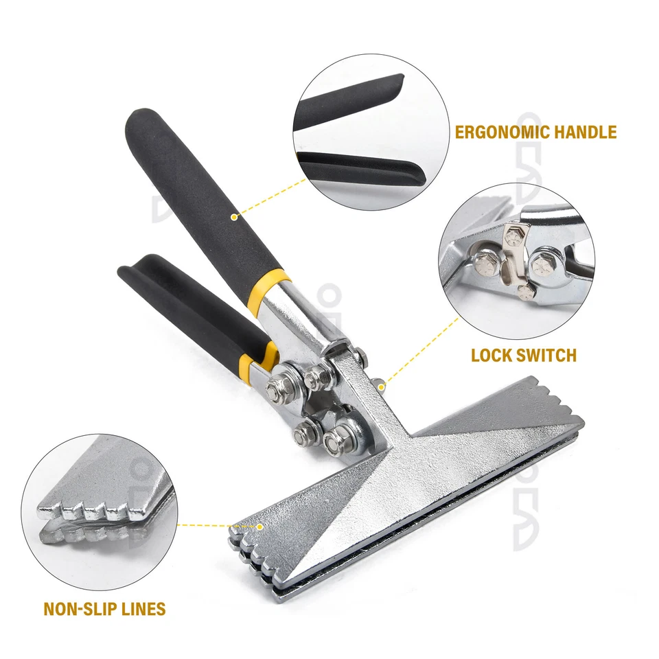 6" Blechbiegezange Falzzange Klemmzange Abkantzange Biegezange Spengler Werkzeug - Bild 3 von 4