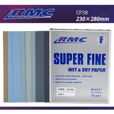 Wet and Dry Sandpaper Sanding Sheets 400 - 7000 Grit 230x280mm Fine Sand Paper