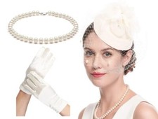 Fascinator Hair Clip Pillbox Hat Bowler Feather Flower Veil Wedding Party Hat...