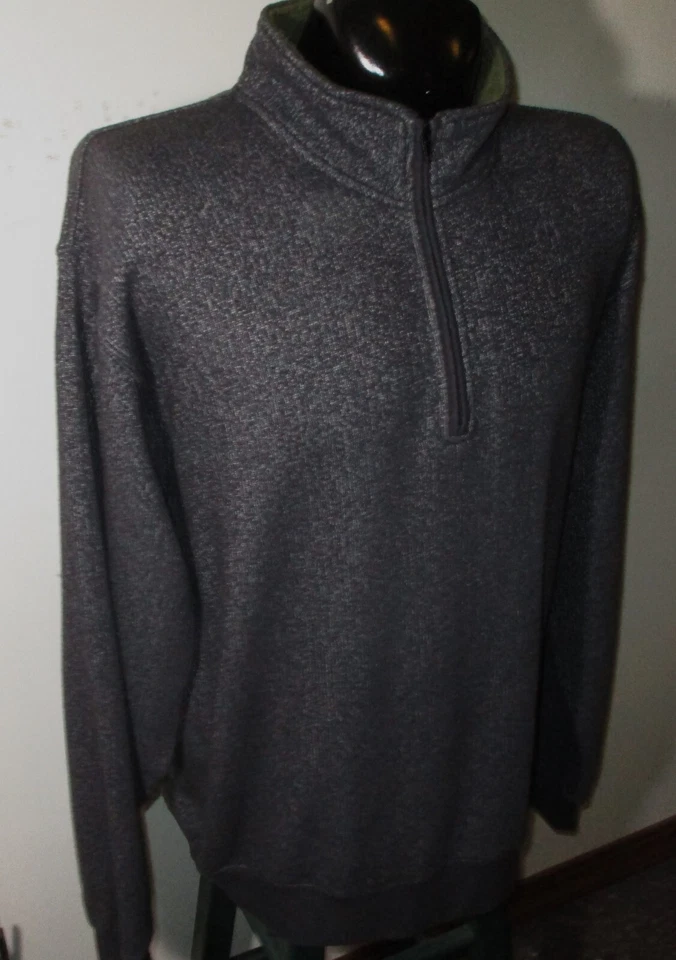ORVIS Purple Long Sleeve 1/2 Zip Mock Neck Sweatshirt Men's Size XL - Image 3 of 4
