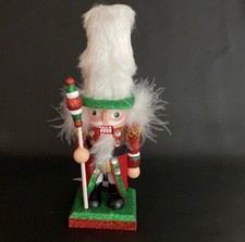 Kurt Adler 9-inch Hollywood Nutcrackers Red, Green  White Soldier Nutcracker